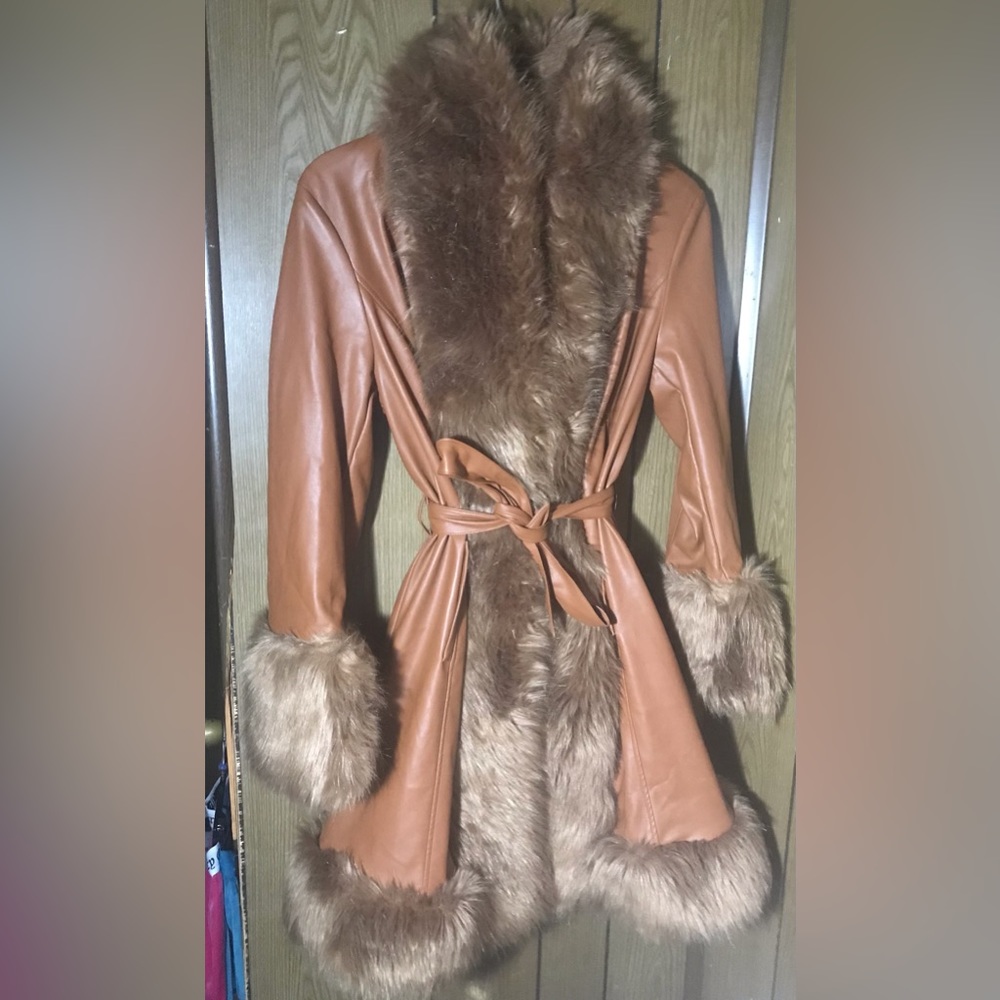 Bohemian Delia’s  faux fur coat